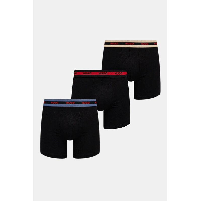 Boxerky HUGO 3-pak BOXERBR TRIPL PLANET 64315753