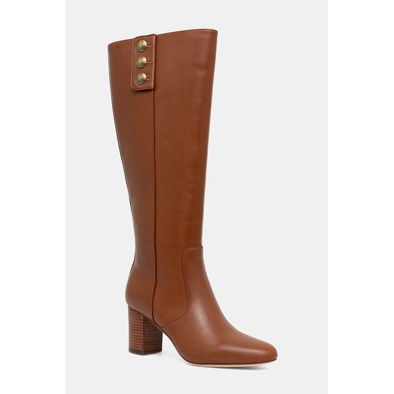 Kožené čižmy Lauren Ralph Lauren Kenndi Tl Hl 65238562