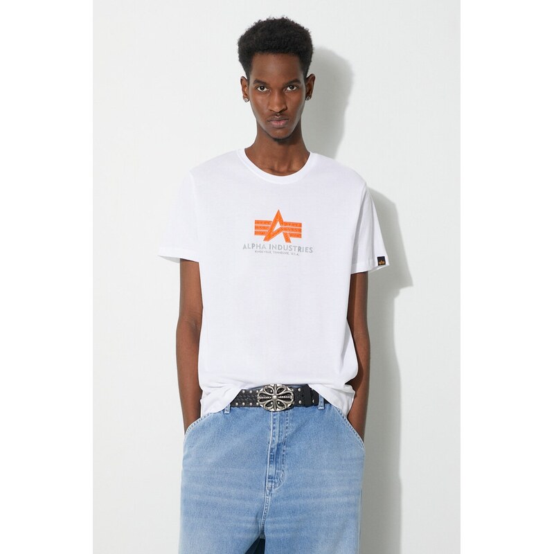 Bavlnené tričko Alpha Industries Basic Rubber 61667915