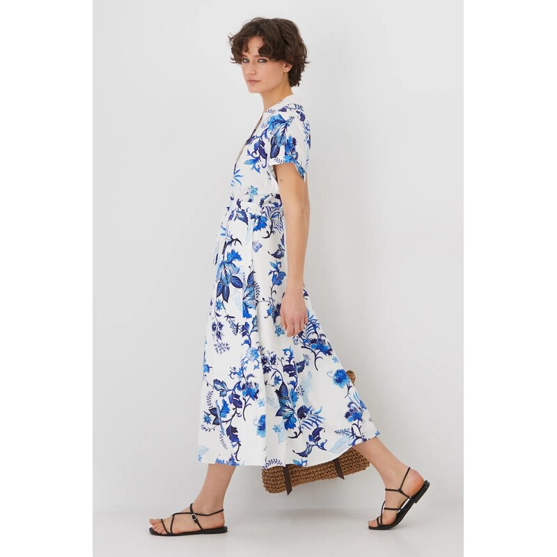 Šaty s prímesou ľanu Medicine 66512768