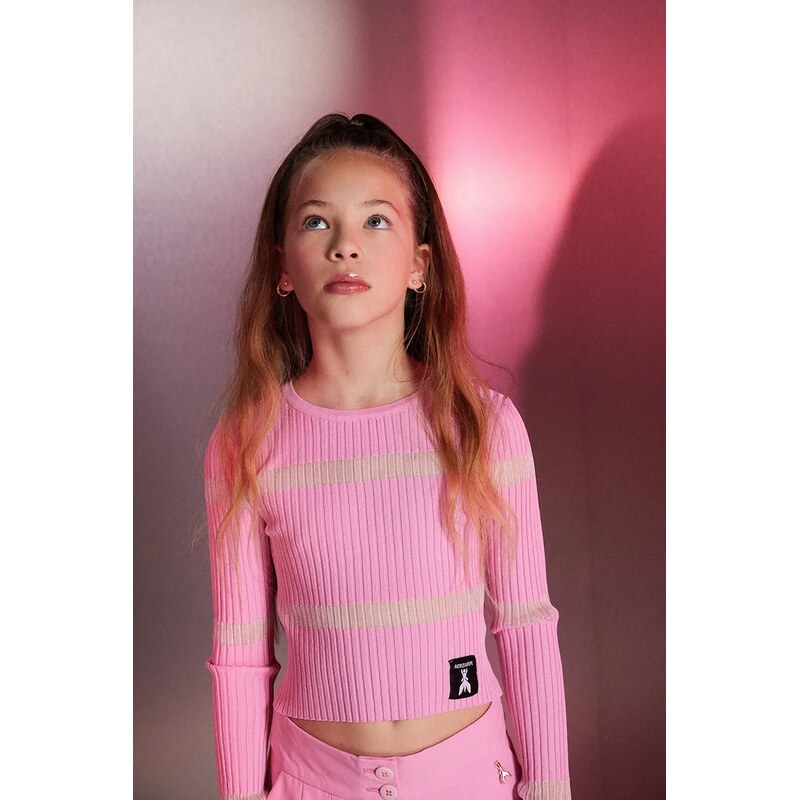 Detské tričko s dlhým rukávom Patrizia Pepe R852 64328503