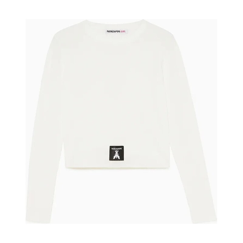 Detské tričko s dlhým rukávom Patrizia Pepe W146 64328498