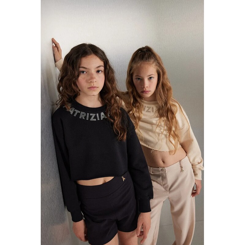 Detská bavlnená mikina Patrizia Pepe W397 64328779