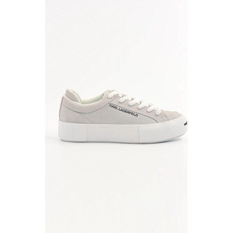 Semišové tenisky Karl Lagerfeld SKATE LO LACE 62966202