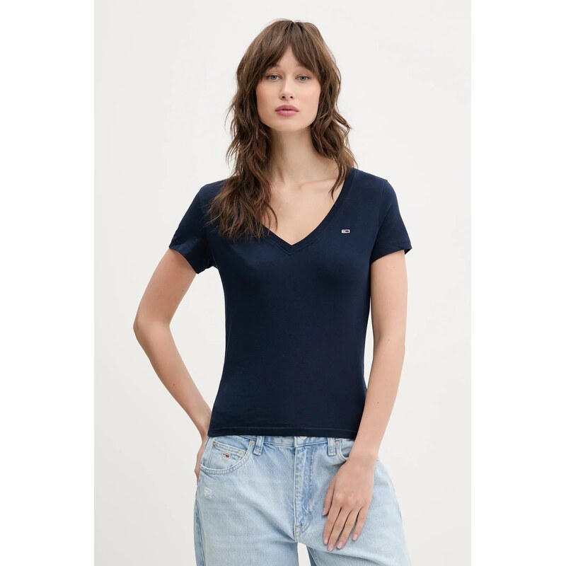 Bavlnené tričko Tommy Jeans 2-pak 63248794