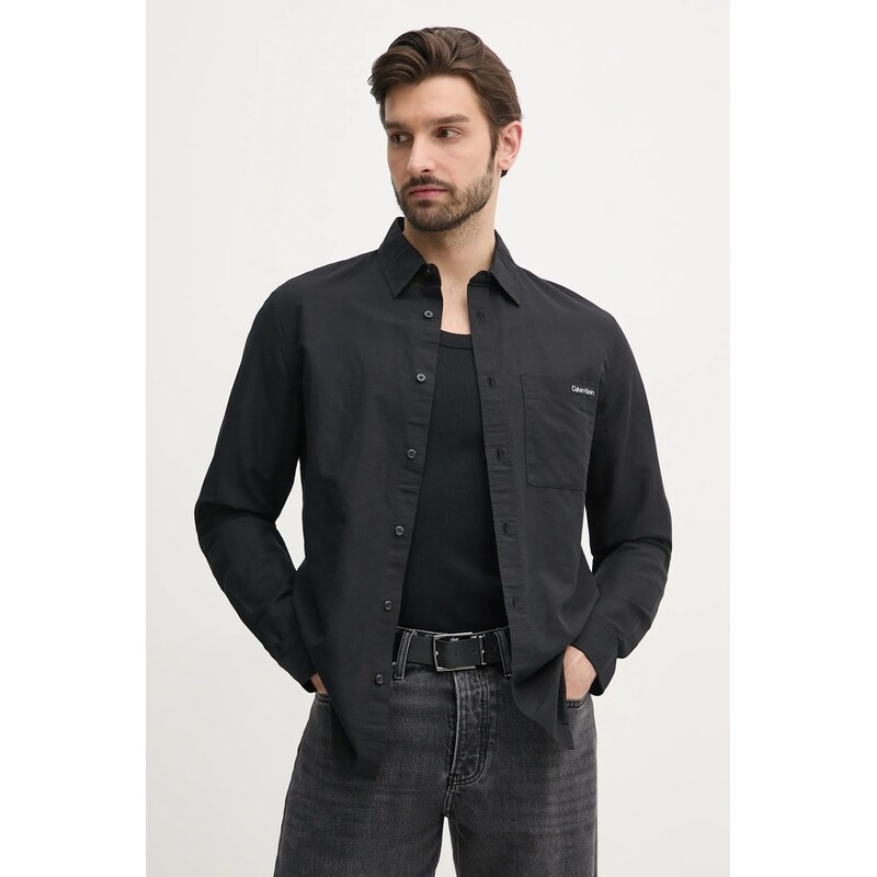 Ľanová košeľa Calvin Klein Jeans 62938921