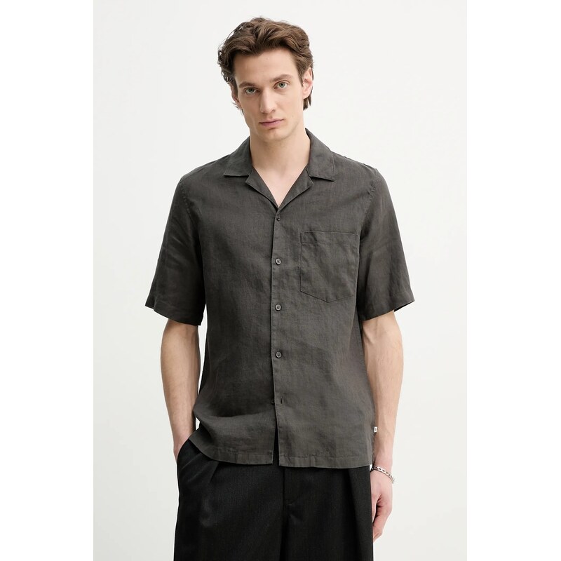 Ľanová košeľa Samsoe Samsoe OSCAR 62948278