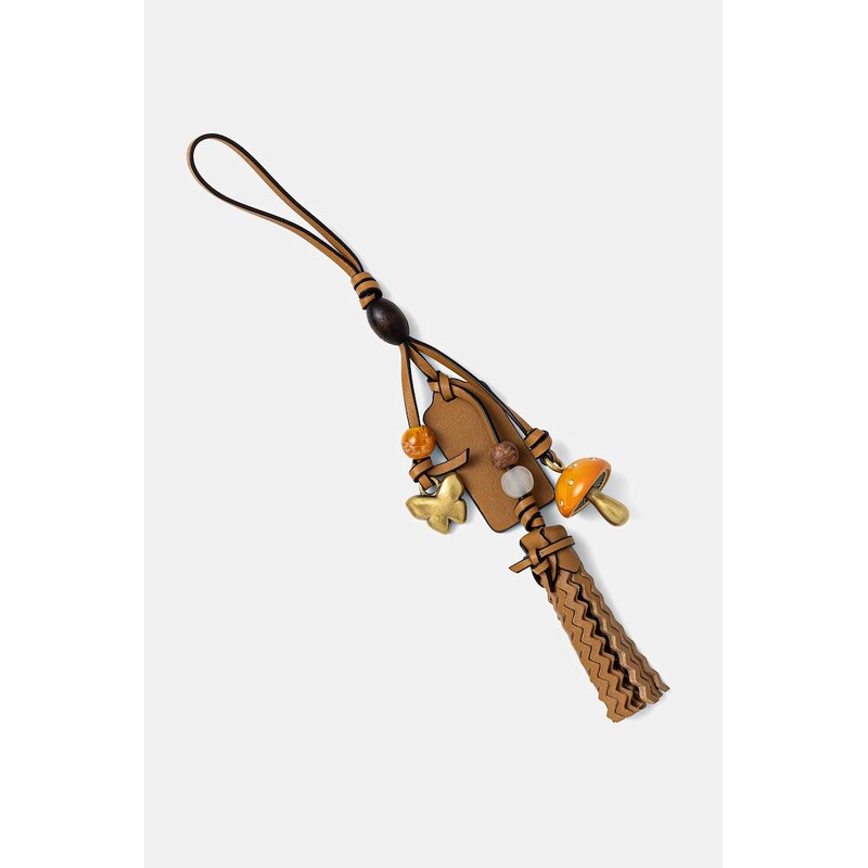 Kožená kľúčenka Coach Heritage 65389739