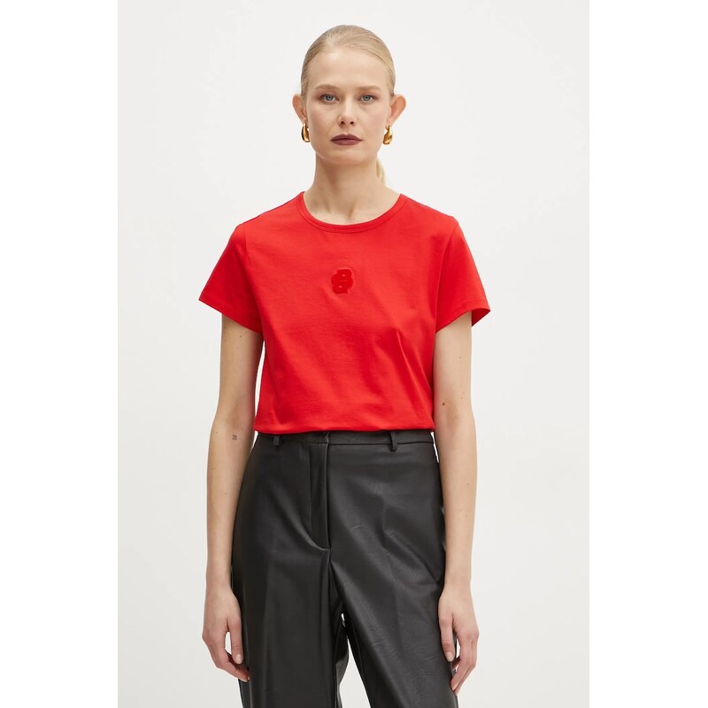 Bavlnené tričko BOSS 61668218