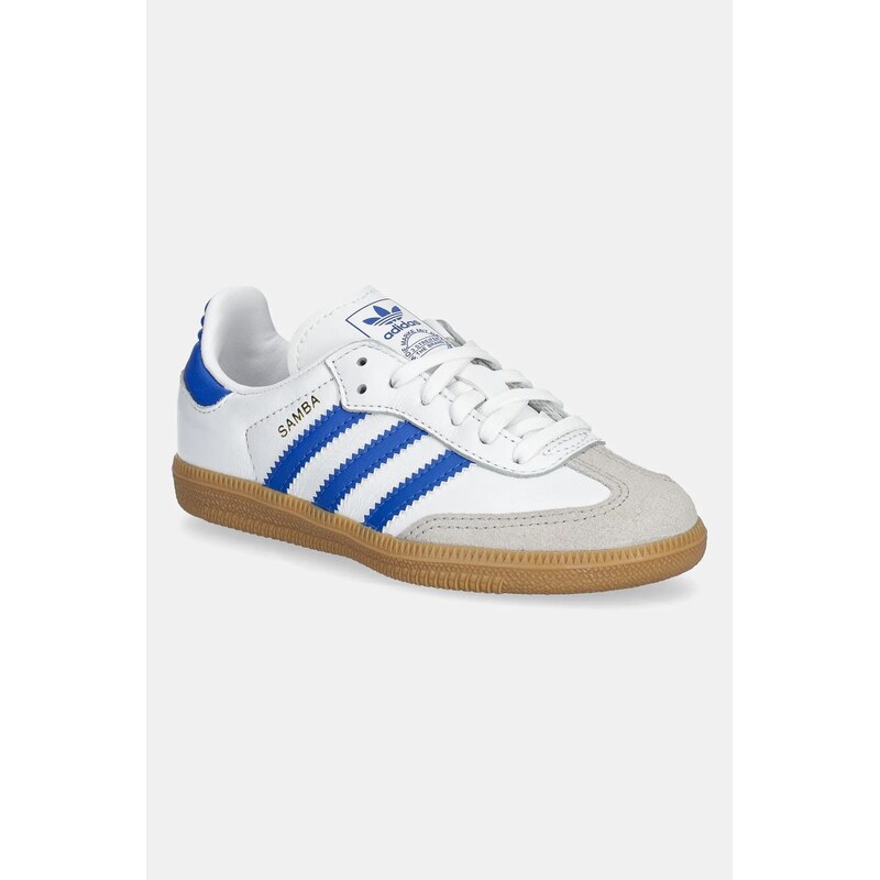 Detské kožené tenisky adidas Originals SAMBA OG 62980142
