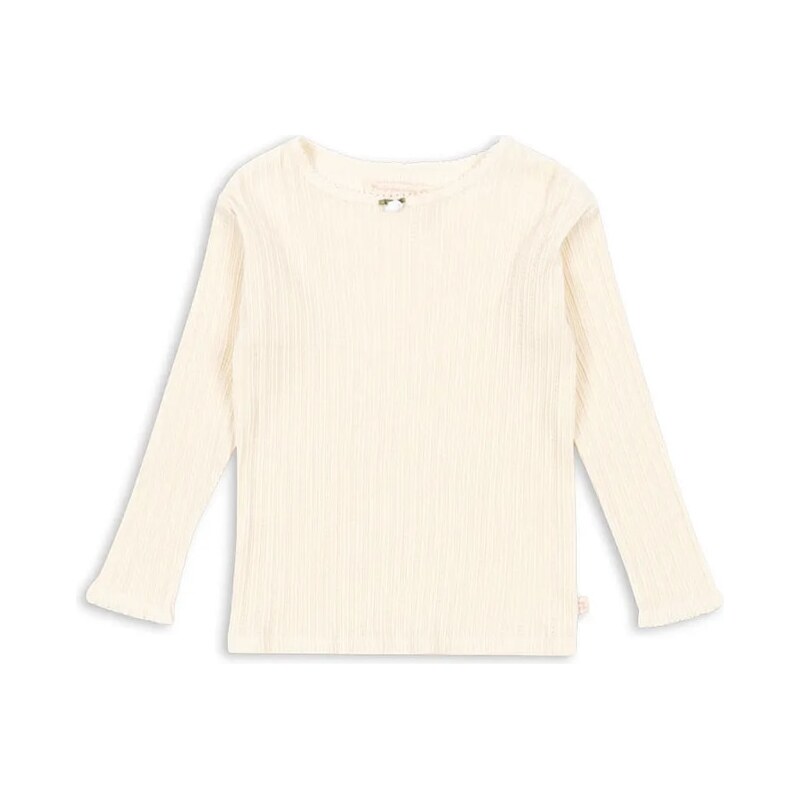 Detská bavlnená košeľa s dlhým rukávom Konges Sløjd PAPIN BLOUSE GOTS 65339820