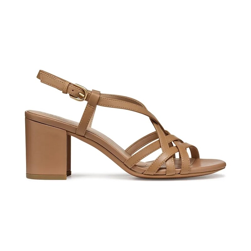 Kožené sandále Geox D VIRNILISA 65 S 63018039