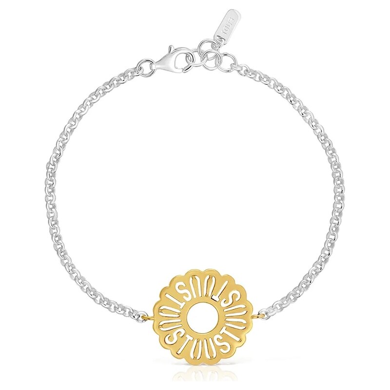 Strieborný pozlátený náramok Tous Miranda 64316851