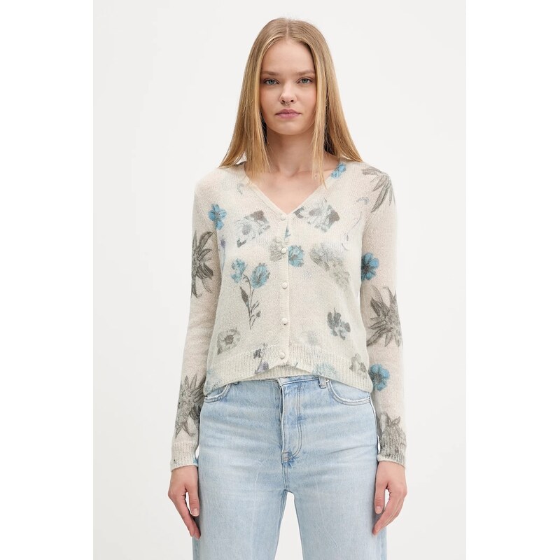 Kardigán s prímesou vlny Desigual ESTOCOLMO 65385978