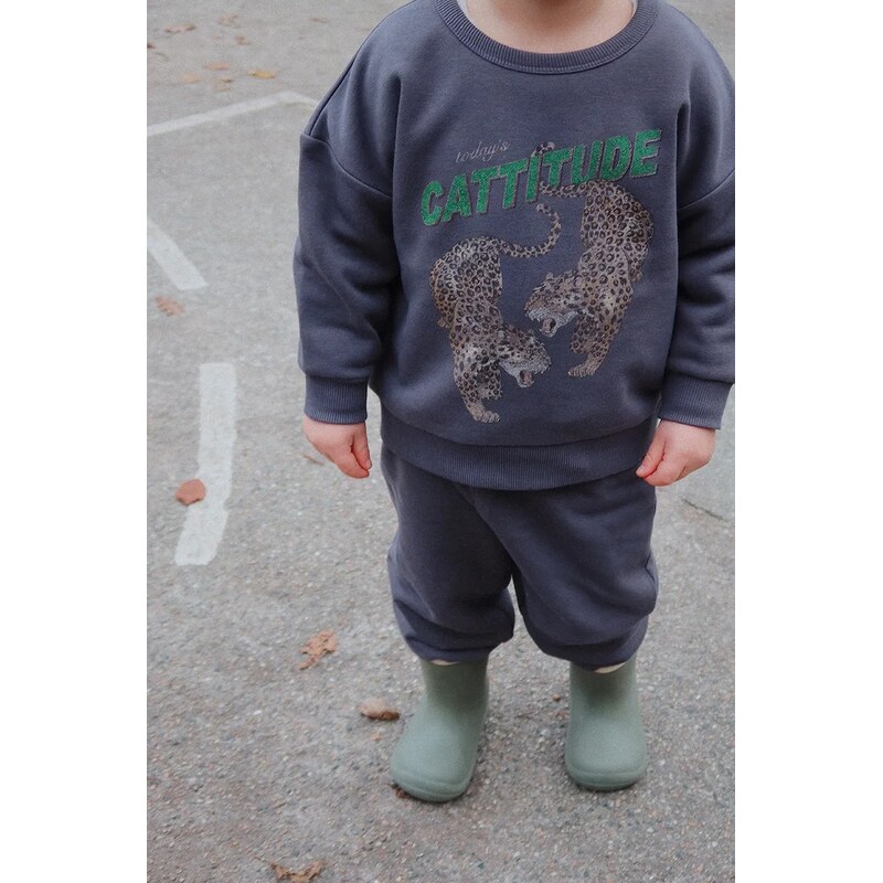 Detská bavlnená mikina Konges Sløjd LOU SWEAT SHIRT OCS 65377094