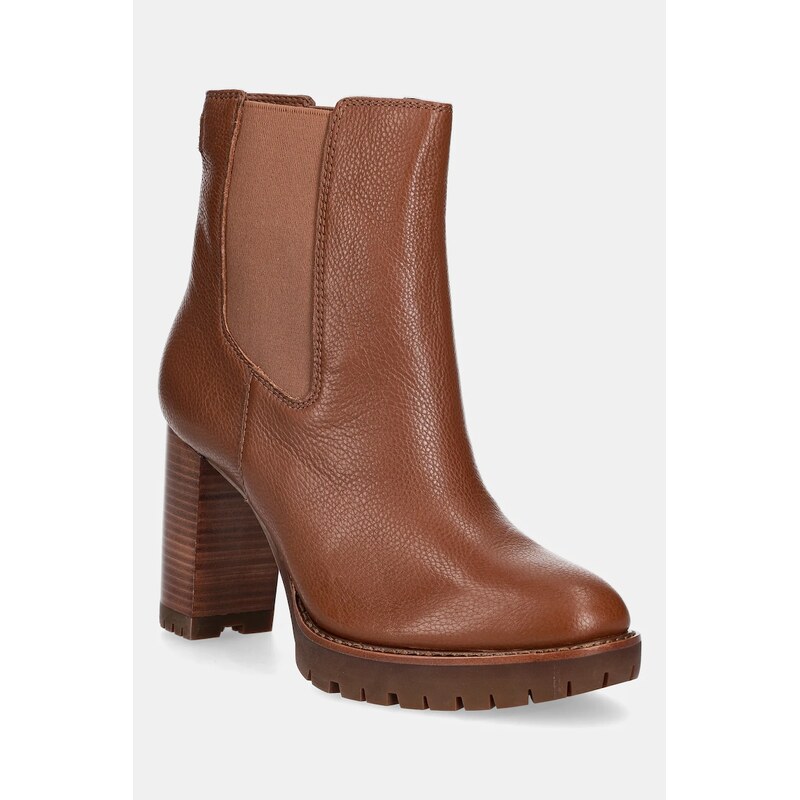 Kožené členkové topánky Lauren Ralph Lauren Layne 65388213