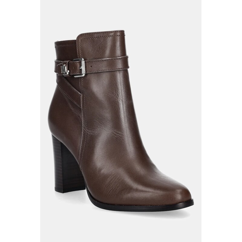 Kožené členkové topánky Lauren Ralph Lauren Brke Bt Hl 2 65394338
