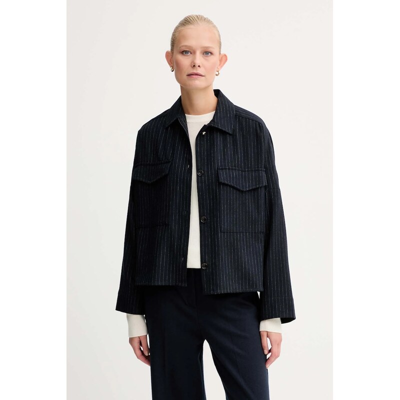 Košeľa s prímesou vlny Sessun 65430885