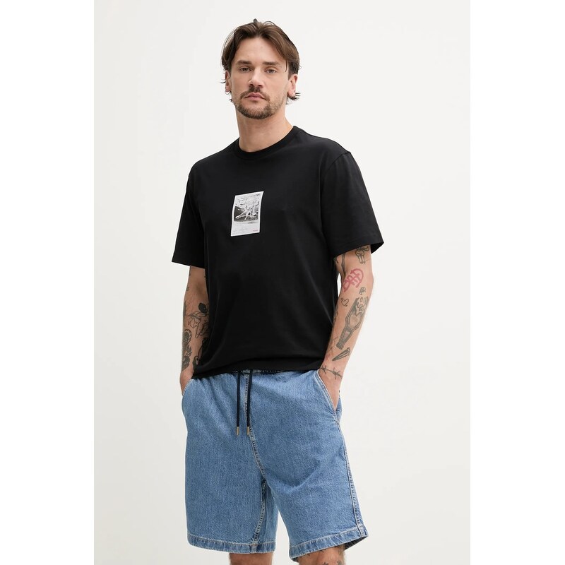 Bavlnené tričko HUGO 63094929