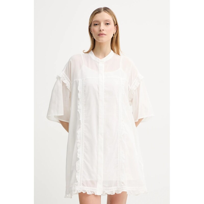 Šaty s prímesou hodvábu ISABELLE BLANCHE 63155897