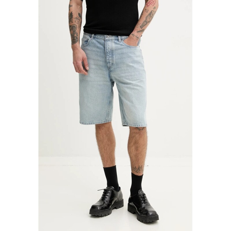 Rifľové krátke nohavice Hugo Blue 63155851