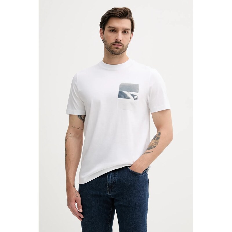 Bavlnené tričko BOSS Orange Te_Container 63692013