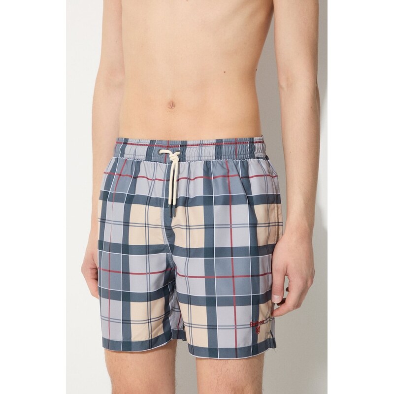 Plavkové šortky Barbour Staple Tartan 66512211