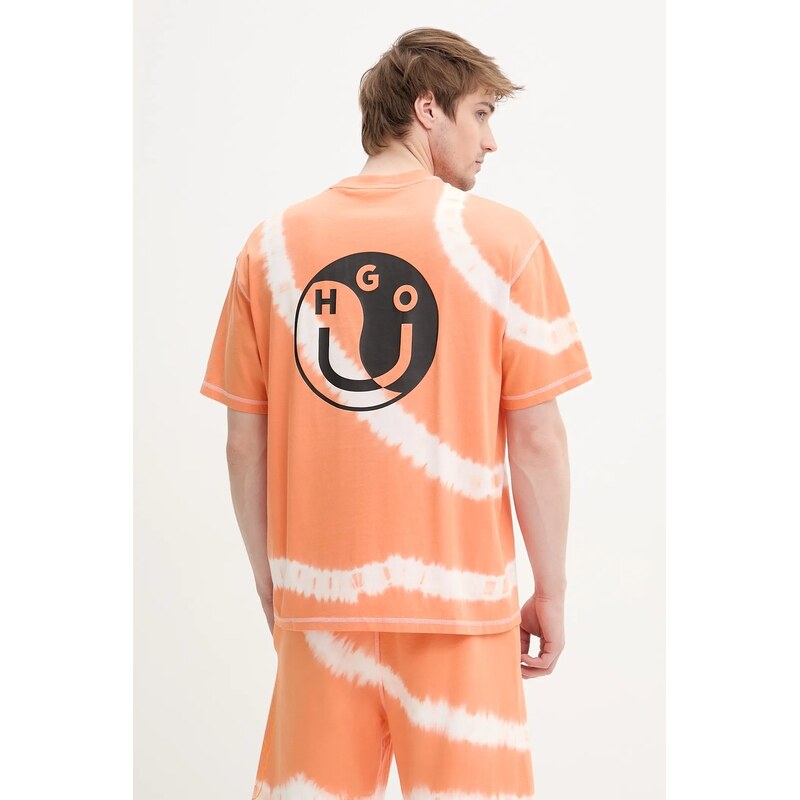 Bavlnené tričko Hugo Blue 63175533