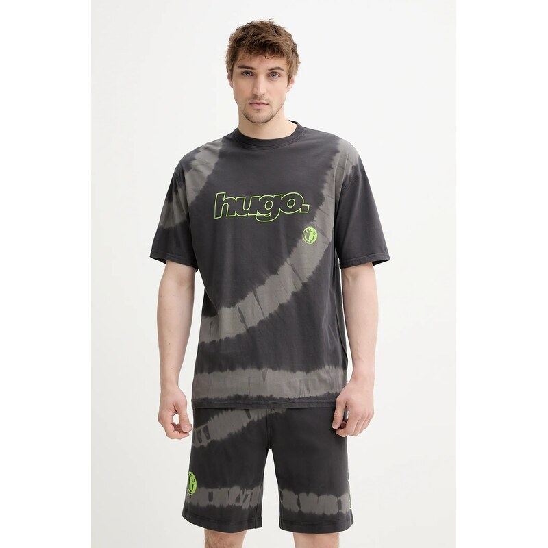 Bavlnené tričko Hugo Blue 63190729