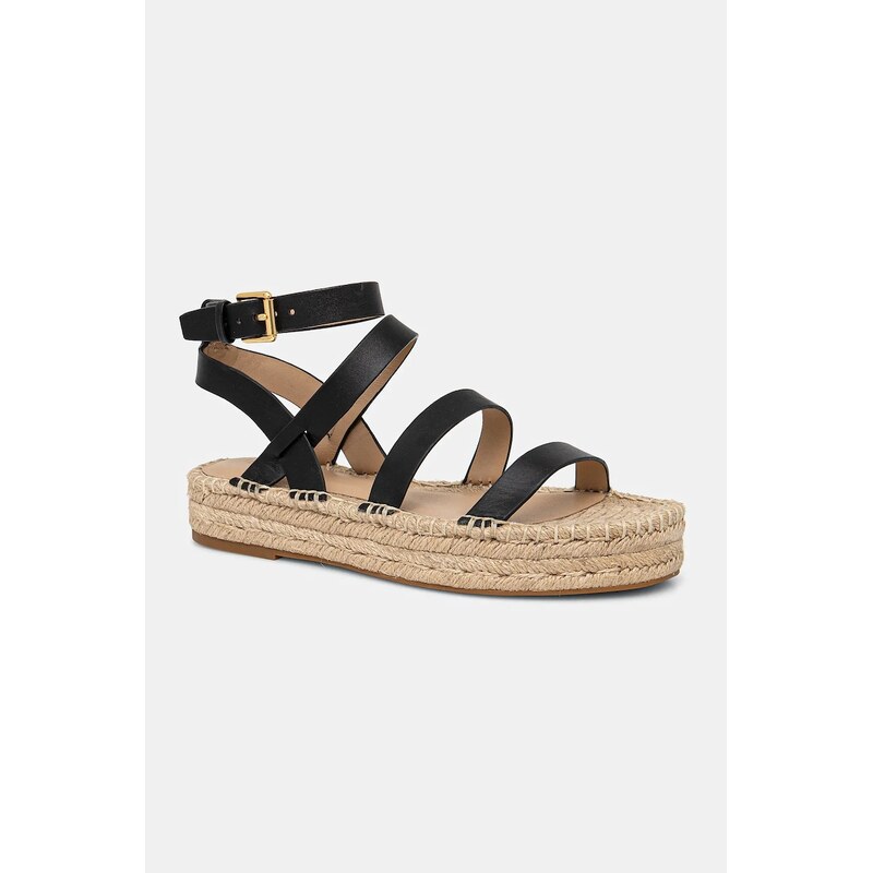 Kožené espadrilky Lauren Ralph Lauren Polly Gldtr 63175498