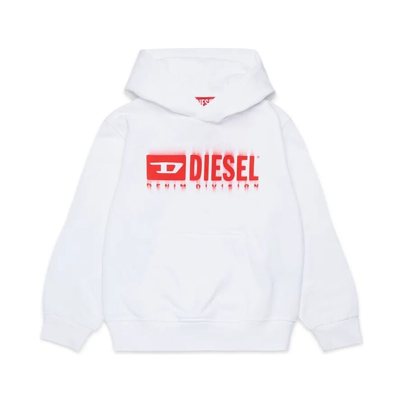 Detská bavlnená mikina Diesel SGINNHOODL5 OVER SWEAT-SHIRT 64317659