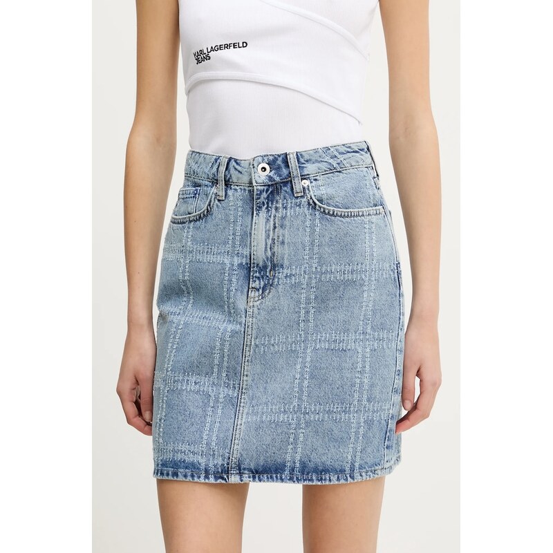 Rifľová sukňa Karl Lagerfeld Jeans 63249058