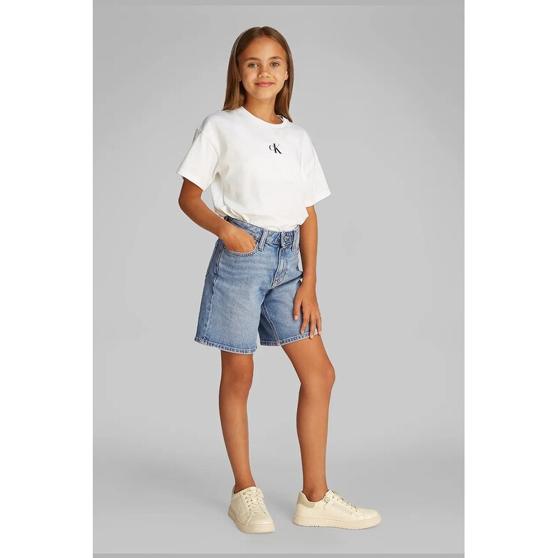 Detské rifľové krátke nohavice Calvin Klein Jeans 63249013