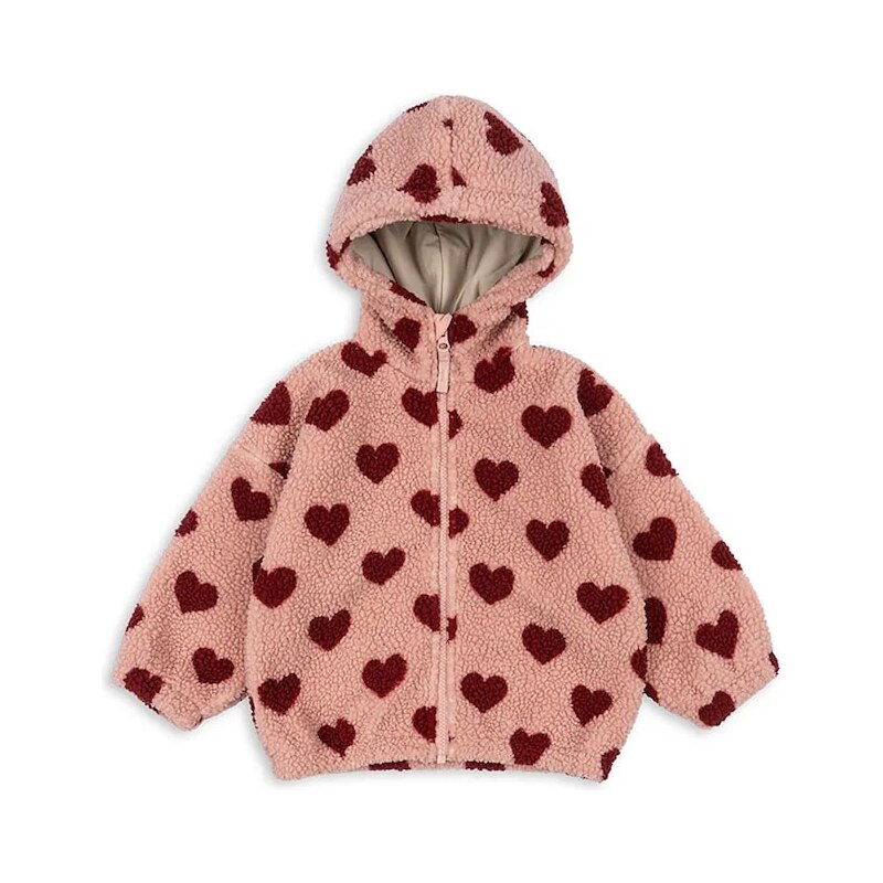 Detská bunda Konges Sløjd JODY TEDDY HOODIE GRS 65477831