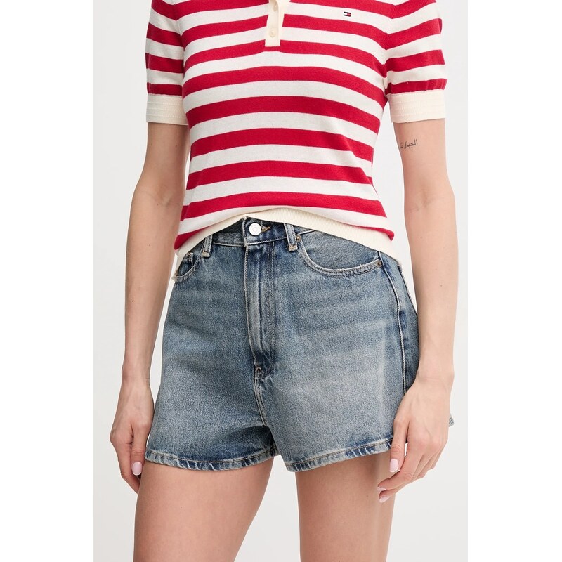 Rifľové krátke nohavice Tommy Hilfiger 63249222