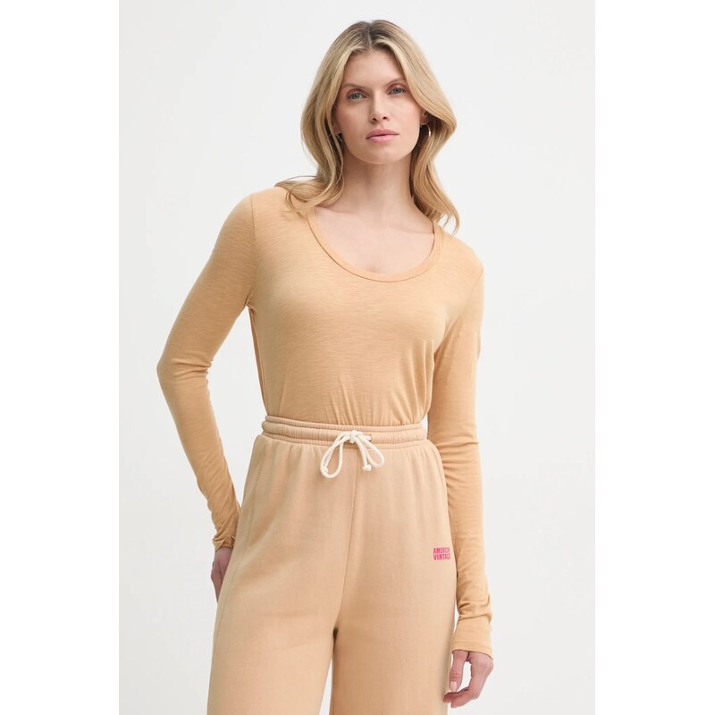 Tričko s dlhým rukávom American Vintage 66512227