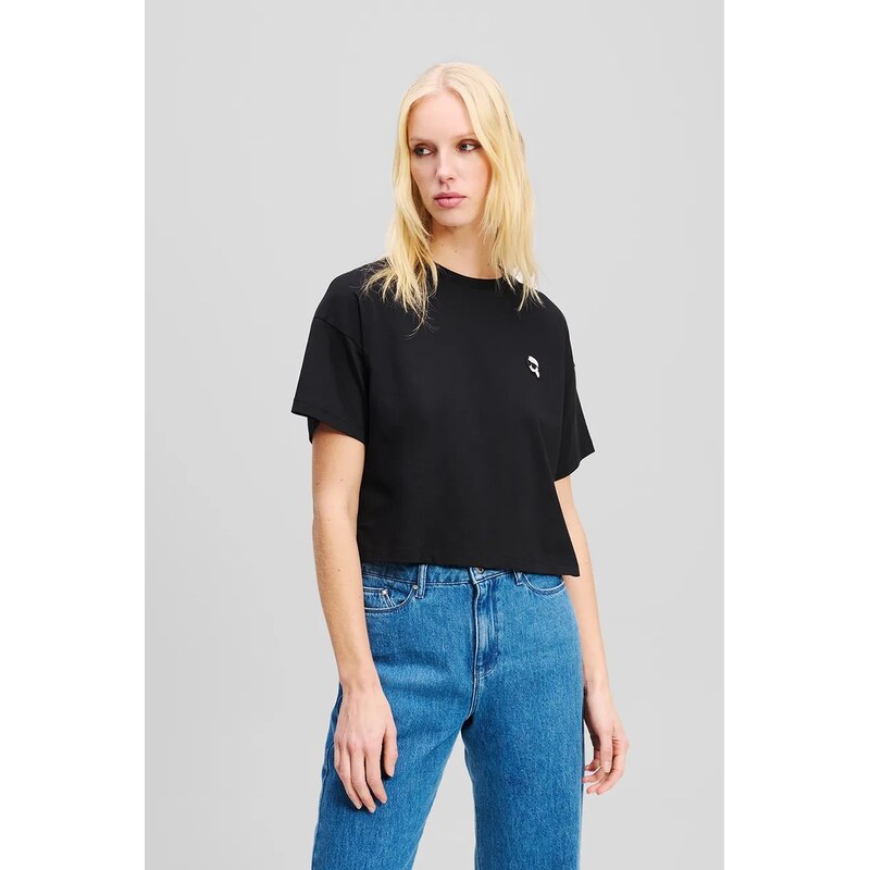 Bavlnené tričko Karl Lagerfeld IKON 62672024