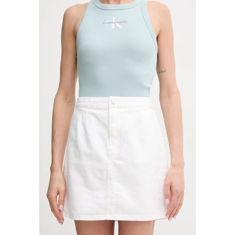 Rifľová sukňa Calvin Klein Jeans 63240596