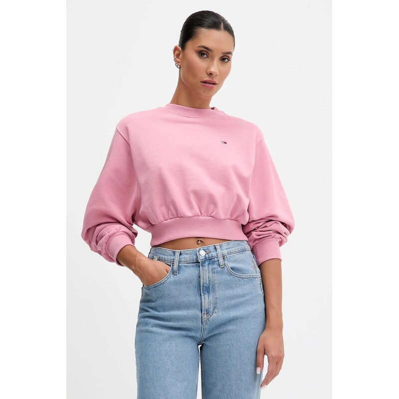 Bavlnená mikina Tommy Jeans 65500644