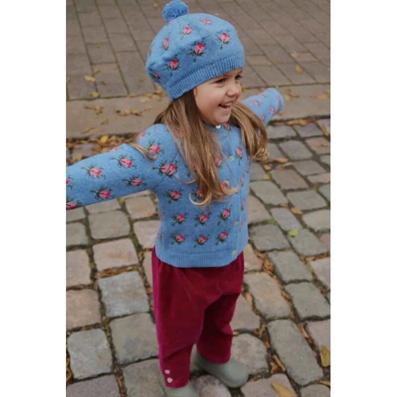 Kardigan s prímesou vlny Konges Sløjd BELOU KNIT CARDIGAN 65478576