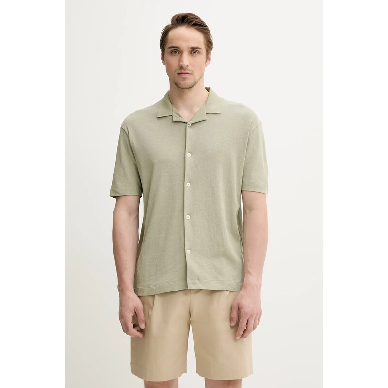 Košeľa s prímesou ľanu Marc OPolo 64182766