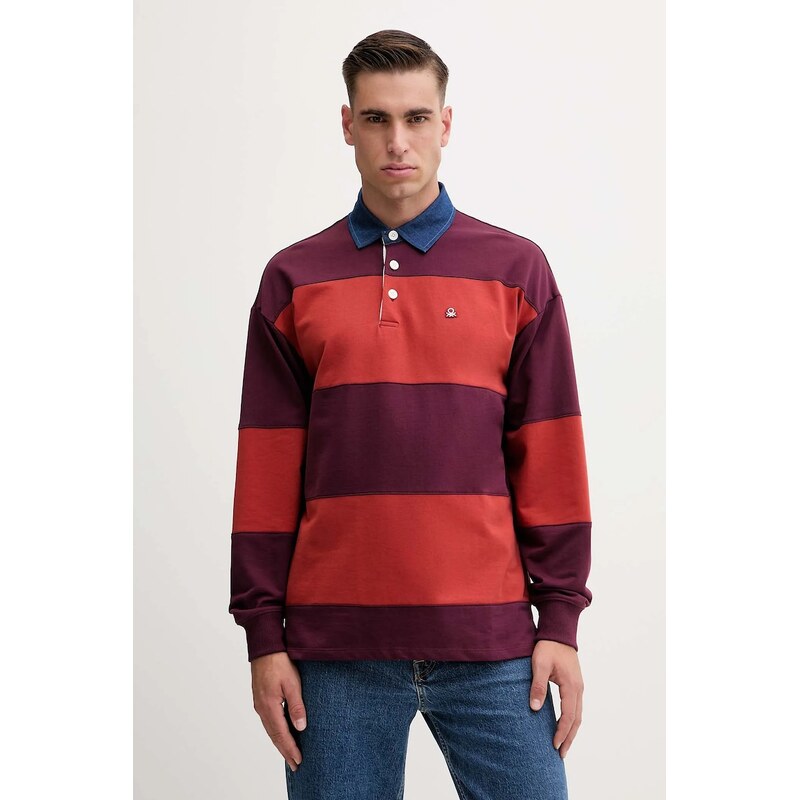 Bavlnené tričko s dlhým rukávom United Colors of Benetton 65585122