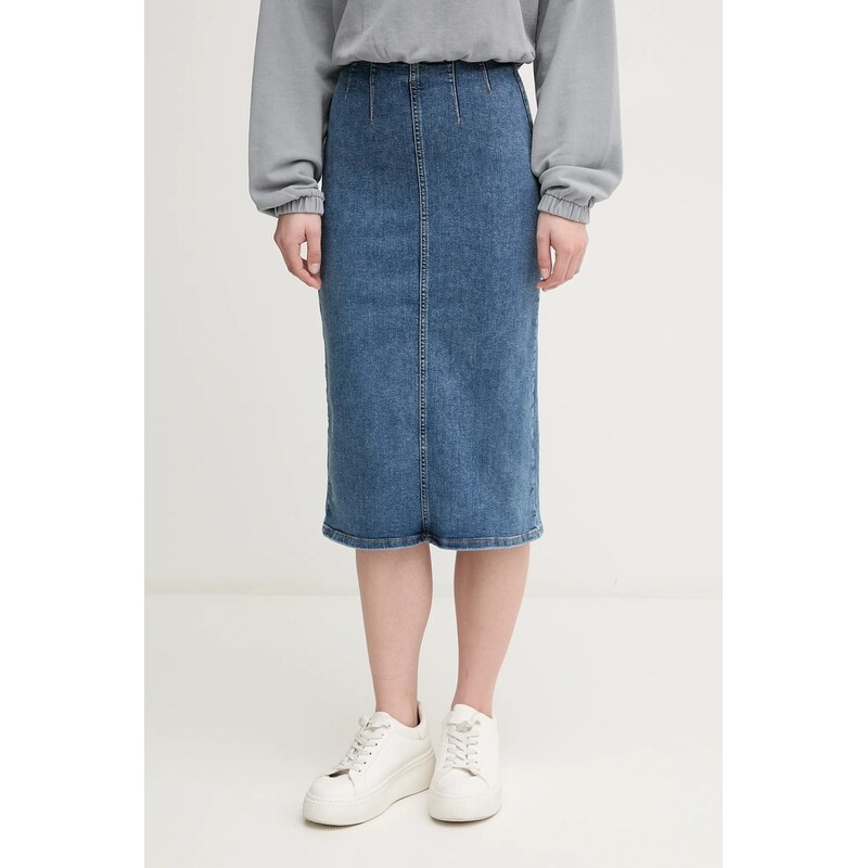 Rifľová sukňa United Colors of Benetton 63291918