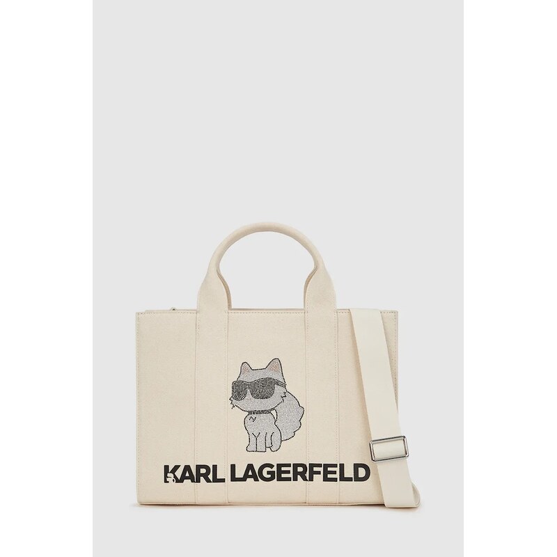 Bavlnená taška Karl Lagerfeld IKON 65496528