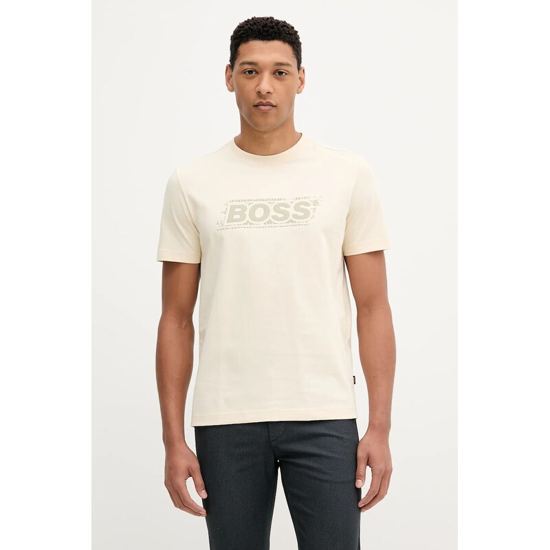 Bavlnené tričko BOSS Orange Te_Wheel 64202943