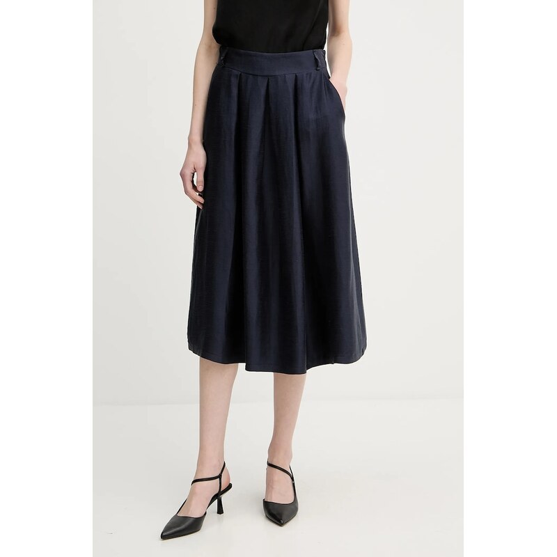 Sukňa s prímesou ľanu La Petite Française JOSEPHINE 63873573