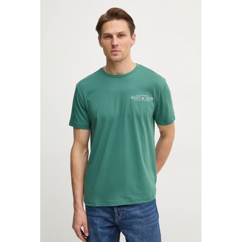 Bavlnené tričko Gant 61669046