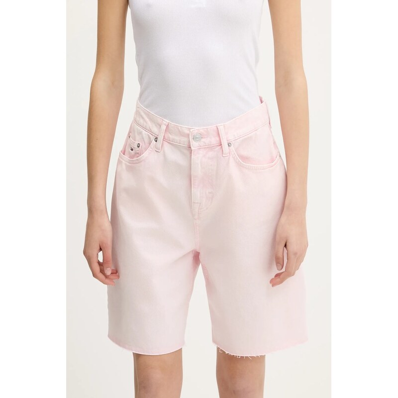 Rifľové krátke nohavice Tommy Jeans 63341236