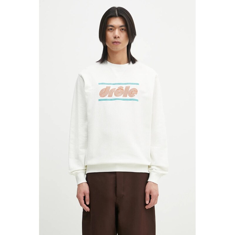 Bavlnená mikina Drôle de Monsieur Le Sweatshirt Pique Tennis 63658983