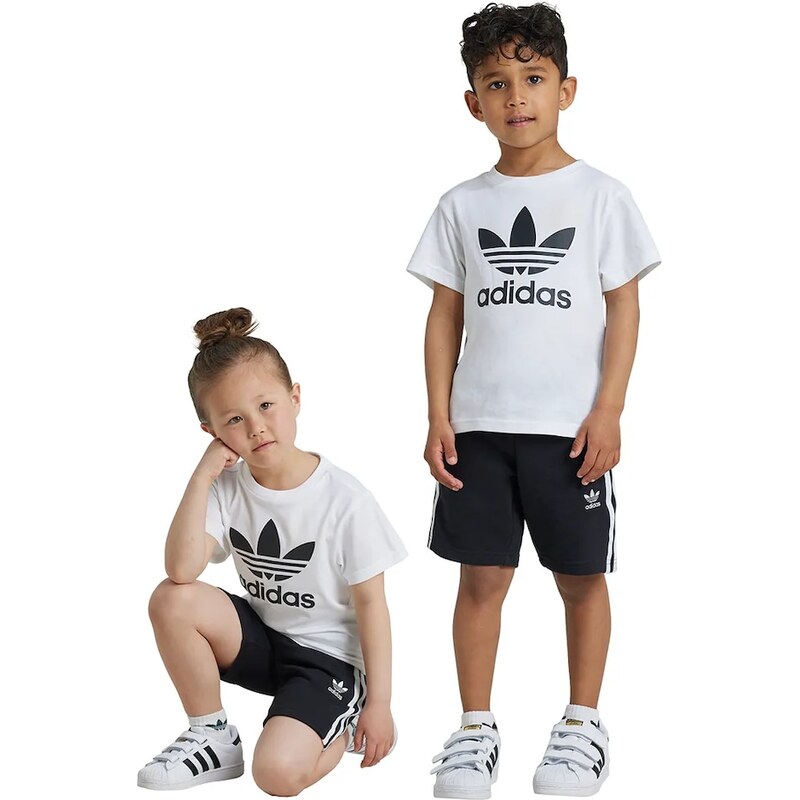 Detská bavlnená súprava adidas Originals 61472600
